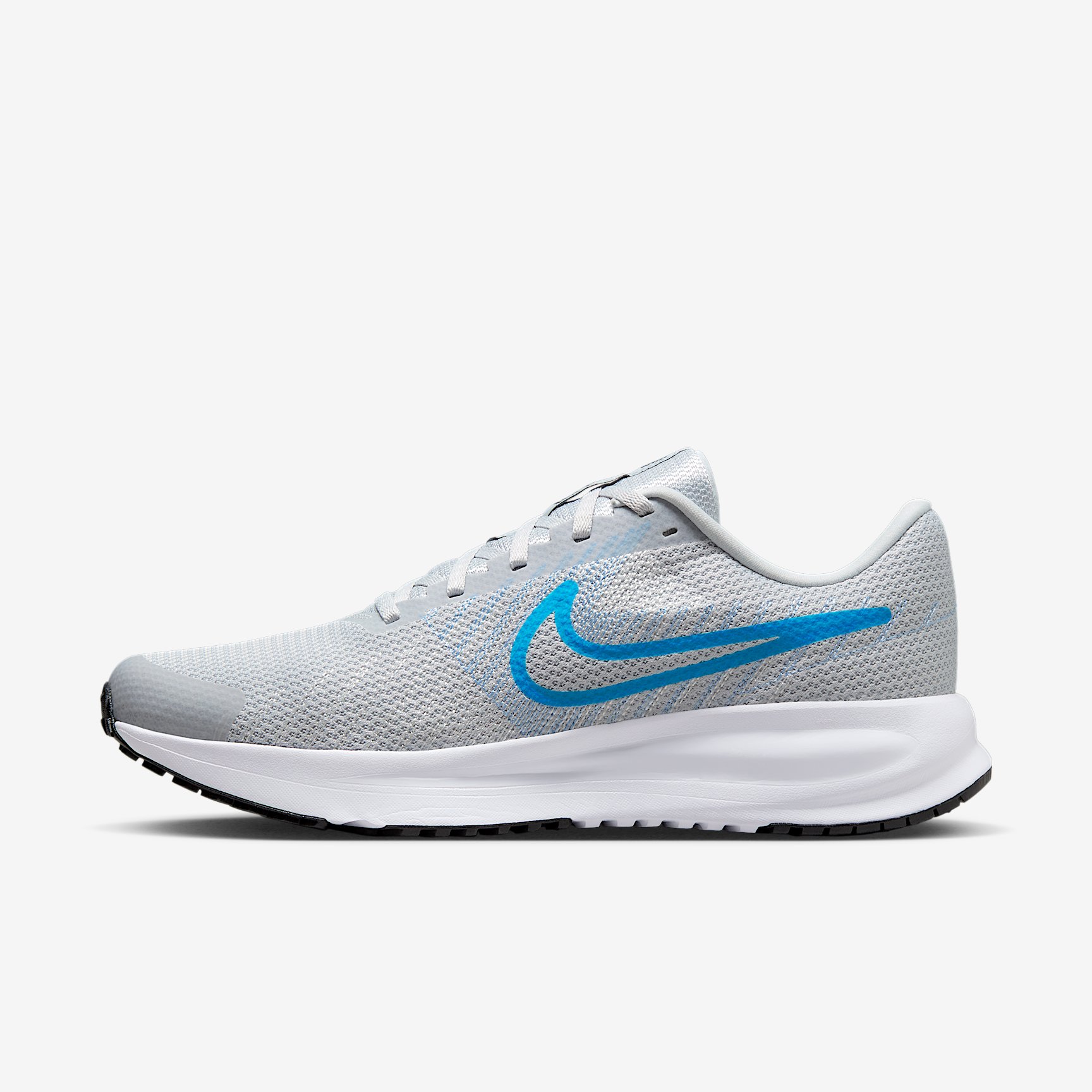 NIKE RUN DEFY in PURE PLATINUM BLUE HERO-ALUMINUM-WHITE