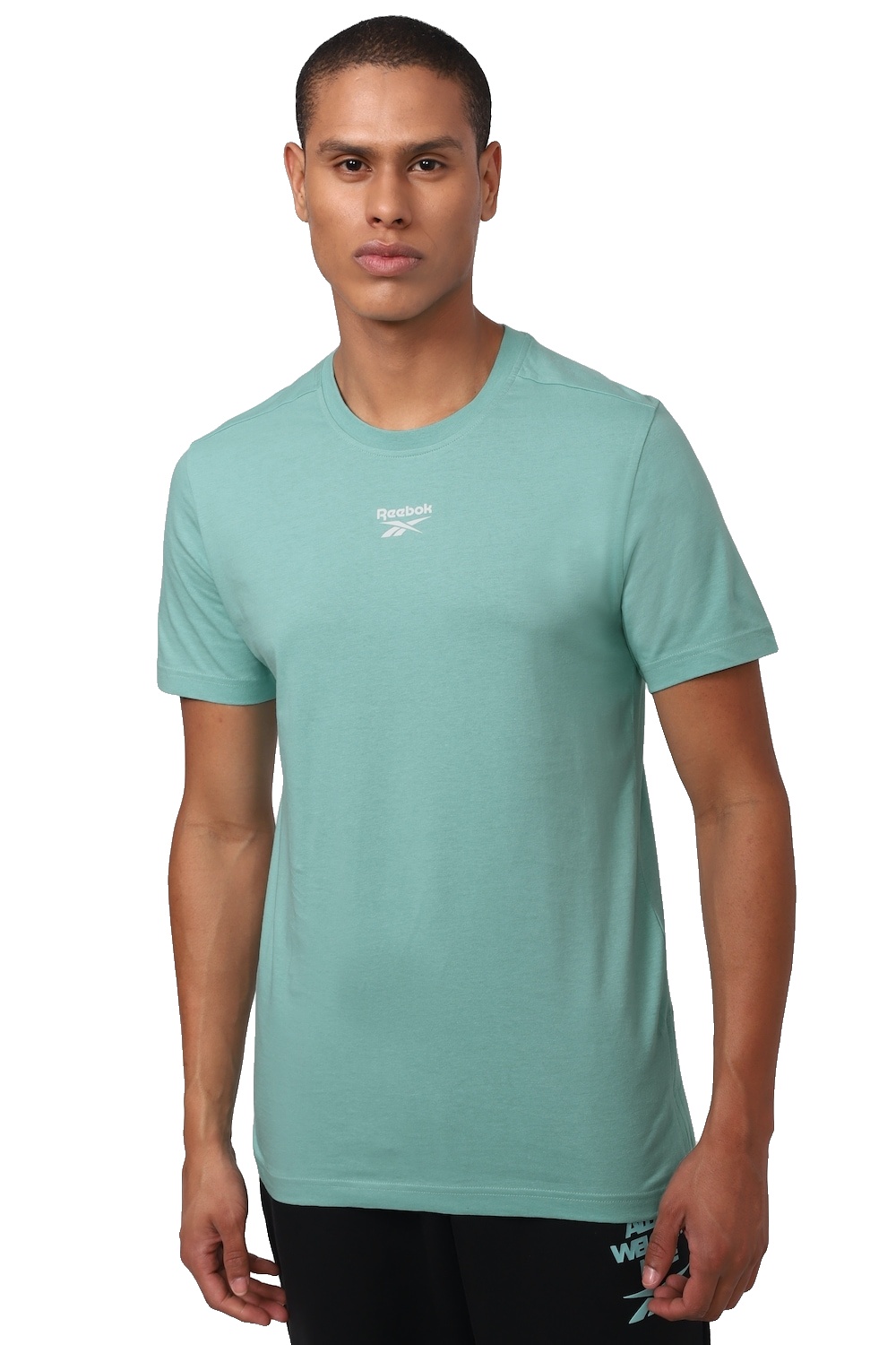 REEBOK CREW NECK SHORT-SLEEVES LOGO PRINT T-SHIRT in Standard
