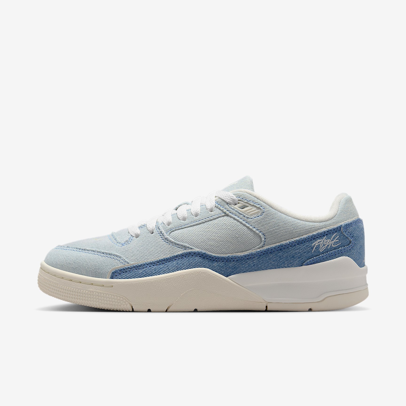 NIKE WMNS JORDAN FLIGHT COURT SE in SAIL SAIL-WORN BLUE-GUM LIGHT BROWN