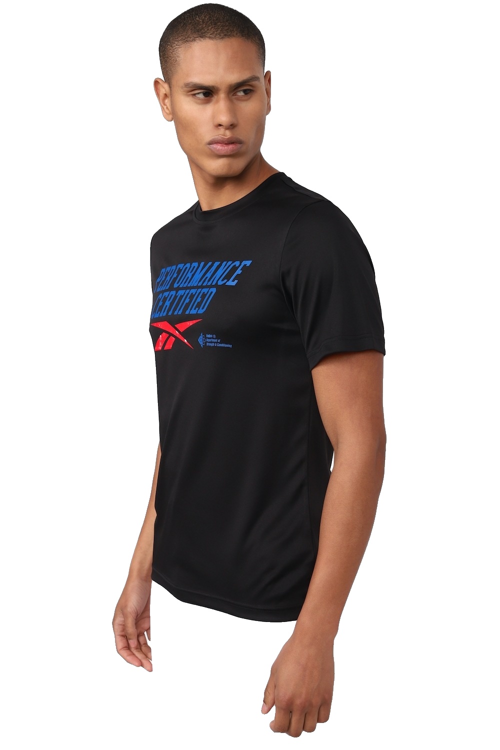 REEBOK CREW NECK SHORT-SLEEVES PRINTED T-SHIRT in Standard