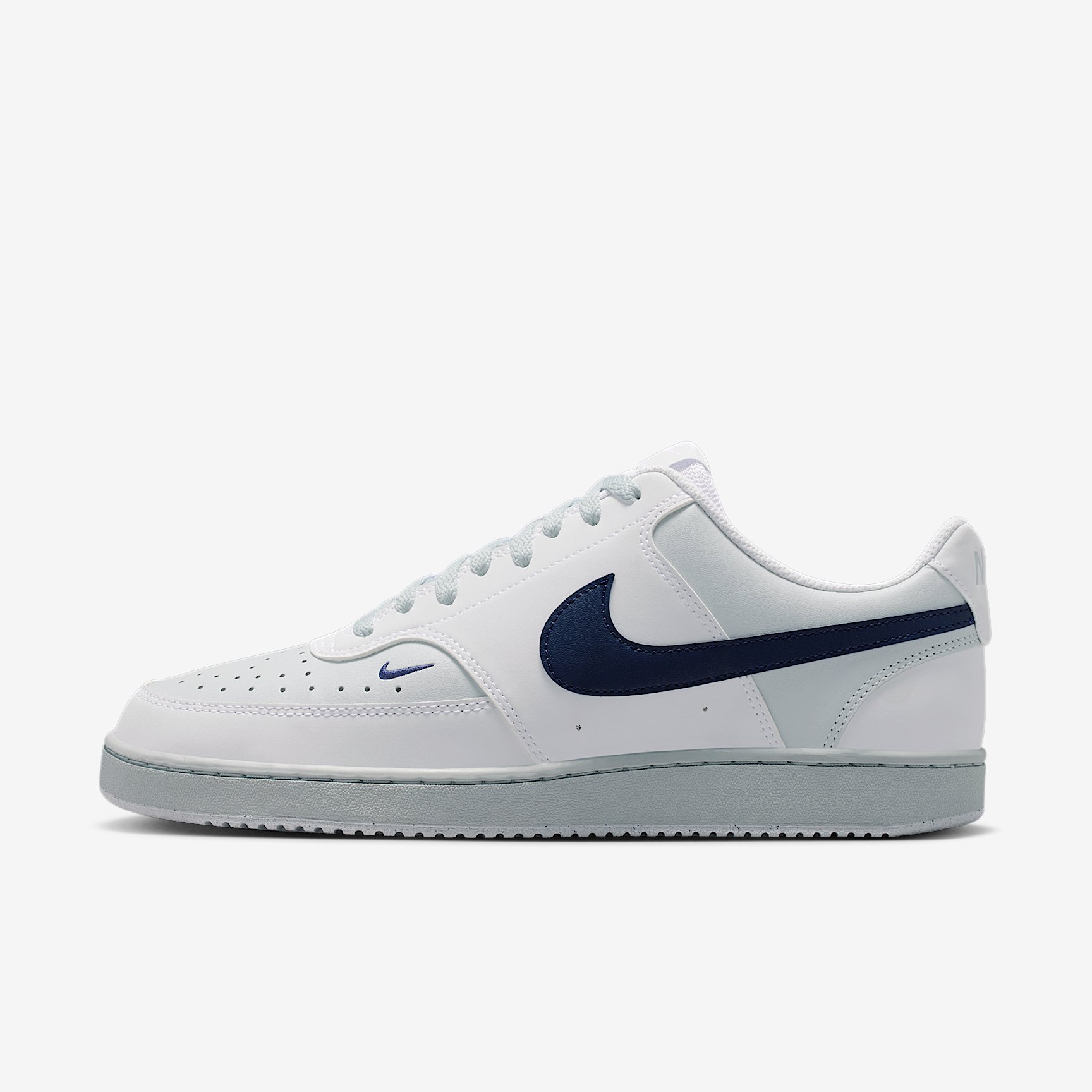 NIKE COURT VISION LO P NB in WHITEMIDNIGHT NAVY-PURE PLATINUM